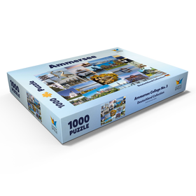 Alternative Darstellung des Puzzle-Motivs Ammersee Collage No. 3 - Bayern, Deutschland – Puzzleteile: 1000