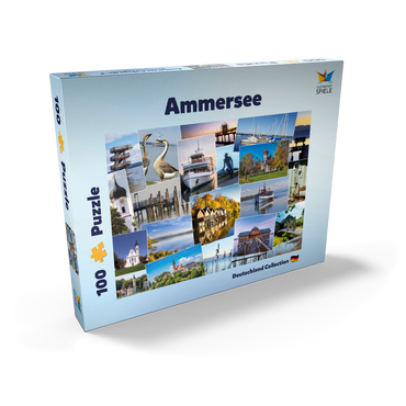 Ammersee Collage No. 3 - Bayern, Deutschland 100 Puzzle Schachtel Ansicht2
