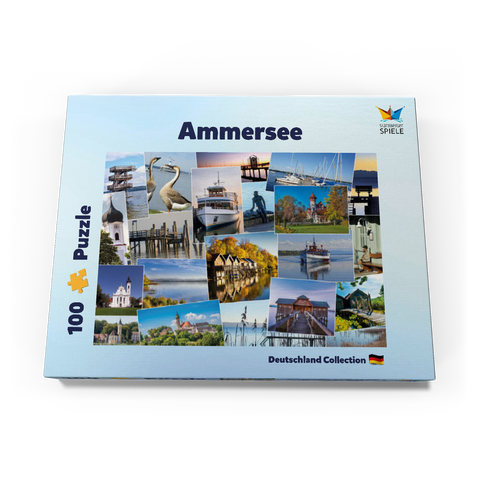 Ammersee Collage No. 3 - Bayern, Deutschland 100 Puzzle Schachtel Ansicht3