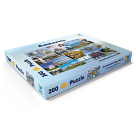 Alternative Darstellung des Puzzle-Motivs Ammersee Collage No. 3 - Bayern, Deutschland – Puzzleteile: 200