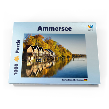 Ammersee - Bootshäuser in Stegen - Bayern 1000 Puzzle Schachtel Ansicht3