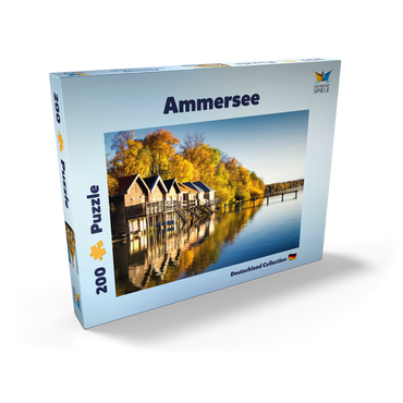 Ammersee - Bootshäuser in Stegen - Bayern 200 Puzzle Schachtel Ansicht2