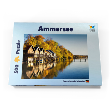 Ammersee - Bootshäuser in Stegen - Bayern 500 Puzzle Schachtel Ansicht3