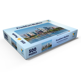 Darstellung des Puzzle Motivs Frankfurt Skyline - Puzzleteile: 500