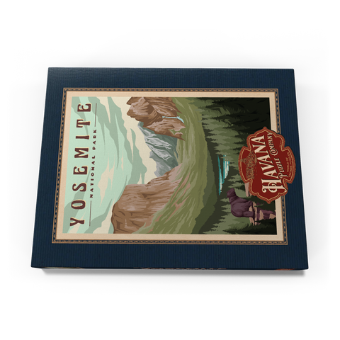 Yosemite National Park - Yosemite Valley, Vintage Travel Poster 100 Puzzle Schachtel Ansicht3