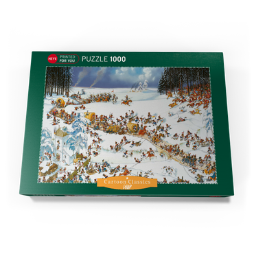 Napoleon's Winter - Jean-Jacques Loup - Cartoon Classics 1000 Puzzle Schachtel Ansicht3