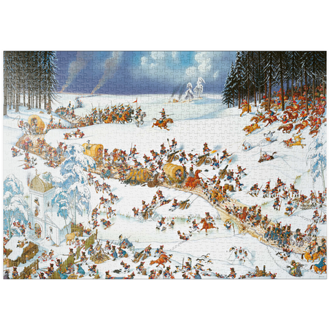 puzzleplate Napoleon's Winter - Jean-Jacques Loup - Cartoon Classics 1000 Puzzle