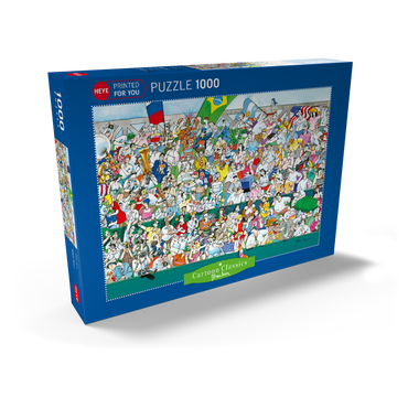 Sports Fans I (Brasilien) - Blachon - Cartoon Classics 1000 Puzzle Schachtel Ansicht2