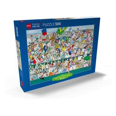 Sports Fans I (Brasilien) - Blachon - Cartoon Classics 500 Puzzle Schachtel Ansicht2