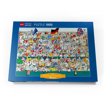 Sports Fans II (Deutschland) - Blachon - Cartoon Classics 1000 Puzzle Schachtel Ansicht3