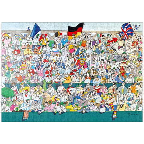 puzzleplate Sports Fans II (Deutschland) - Blachon - Cartoon Classics 1000 Puzzle