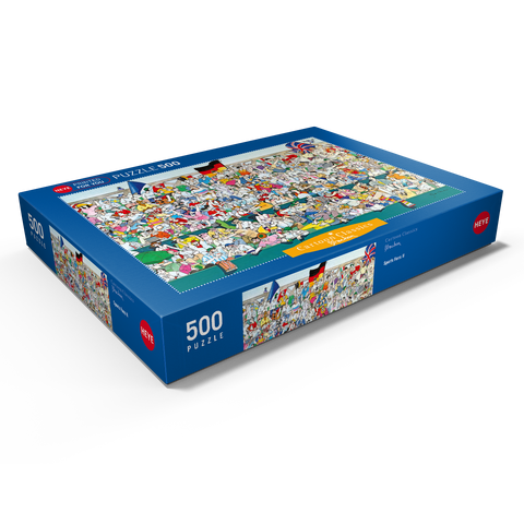 Sports Fans II (Deutschland) - Blachon - Cartoon Classics 500 Puzzle Schachtel Ansicht1