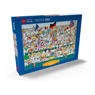 Sports Fans II (Deutschland) - Blachon - Cartoon Classics 500 Puzzle Schachtel Ansicht2