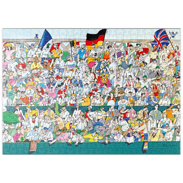 puzzleplate Sports Fans II (Deutschland) - Blachon - Cartoon Classics 500 Puzzle