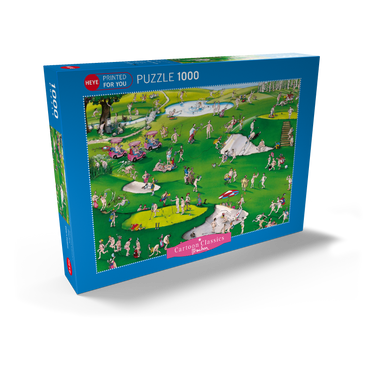 Golfer’s Paradise - Blachon - Cartoon Classics 1000 Puzzle Schachtel Ansicht2