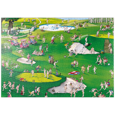 puzzleplate Golfer’s Paradise - Blachon - Cartoon Classics 1000 Puzzle