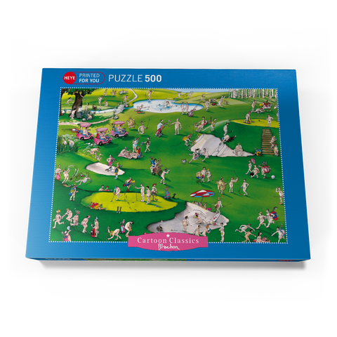 Golfer’s Paradise - Blachon - Cartoon Classics 500 Puzzle Schachtel Ansicht3