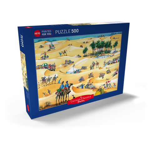 Paris-Dakar - Blachon - Cartoon Classics 500 Puzzle Schachtel Ansicht2