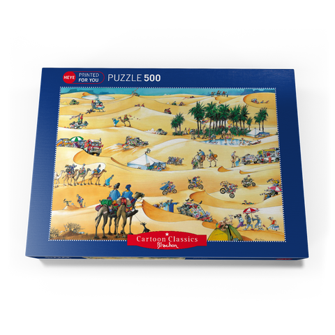 Paris-Dakar - Blachon - Cartoon Classics 500 Puzzle Schachtel Ansicht3