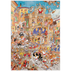 Darstellung des Puzzle-Motivs Pamplona - Hugo Prades – Puzzleteile: 1000