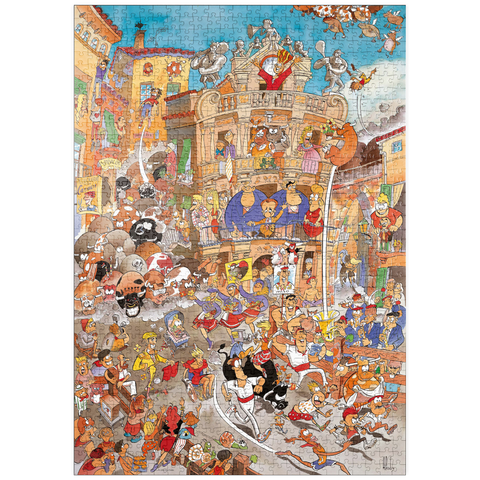 puzzleplate Pamplona - Hugo Prades 1000 Puzzle