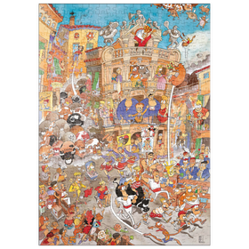 Darstellung des Puzzle Motivs Pamplona - Hugo Prades - Puzzleteile: 500