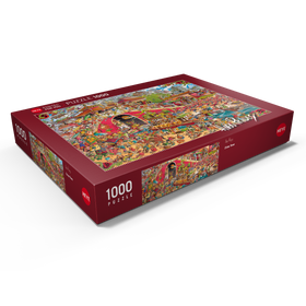 Alternative Darstellung des Puzzle-Motivs China Town - Hugo Prades – Puzzleteile: 1000