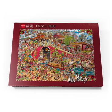 China Town - Hugo Prades 1000 Puzzle Schachtel Ansicht3