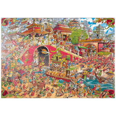 puzzleplate China Town - Hugo Prades 1000 Puzzle