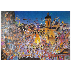 Darstellung des Puzzle-Motivs Walpurgis Night - Hugo Prades – Puzzleteile: 1000