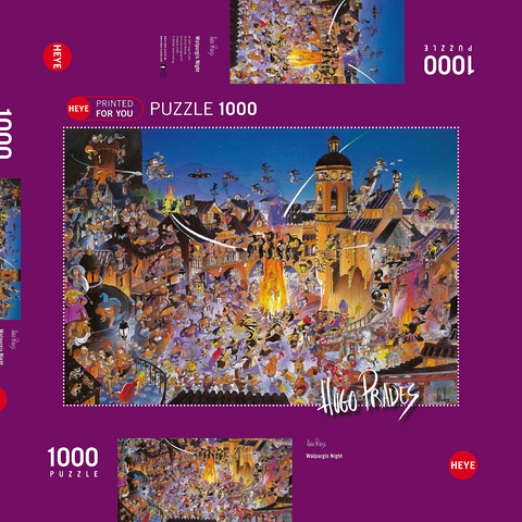 Walpurgis Night - Hugo Prades 1000 Puzzle Schachtel 3D Modell