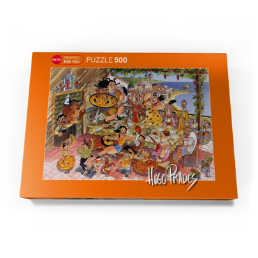 Paella Española - Hugo Prades 500 Puzzle Schachtel Ansicht3