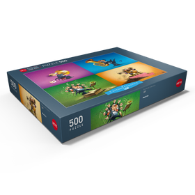 Darstellung des Puzzle Motivs Musicians - Jean-Jacques Loup - Cartoon Classics - Puzzleteile: 500