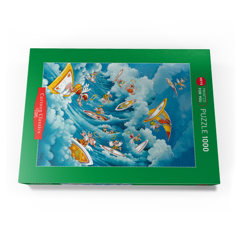 Surfing in Heaven - Michael Ryba - Cartoon Classics 1000 Puzzle Schachtel Ansicht3