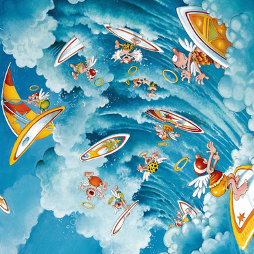 Surfing in Heaven - Michael Ryba - Cartoon Classics 1000 Puzzle 3D Modell