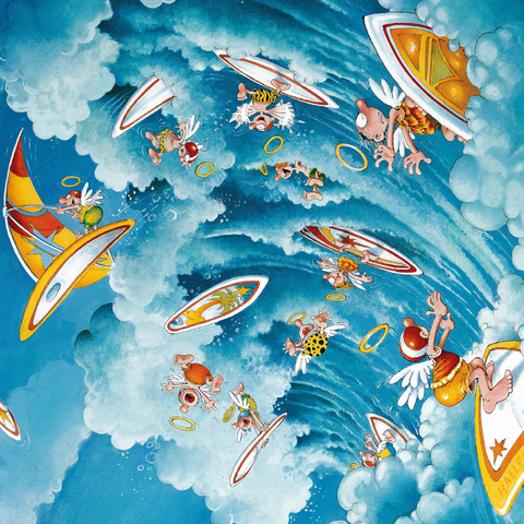 Surfing in Heaven - Michael Ryba - Cartoon Classics 1000 Puzzle 3D Modell