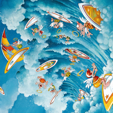 Surfing in Heaven - Michael Ryba - Cartoon Classics 100 Puzzle 3D Modell
