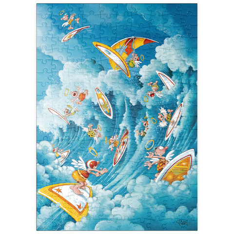 puzzleplate Surfing in Heaven - Michael Ryba - Cartoon Classics 200 Puzzle