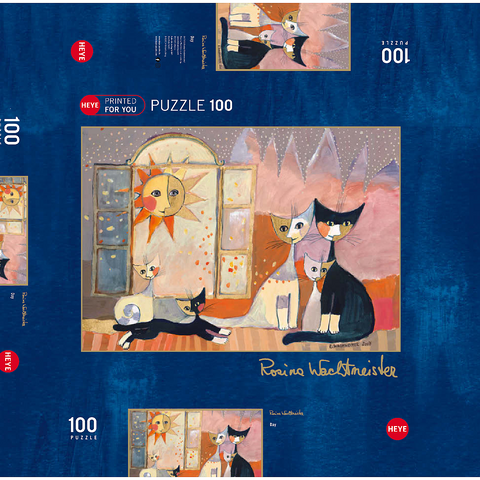 Day - Rosina Wachtmeister 100 Puzzle Schachtel 3D Modell