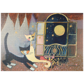 Darstellung des Puzzle Motivs Night - Rosina Wachtmeister - Puzzleteile: 1000