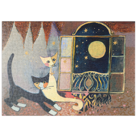 Darstellung des Puzzle Motivs Night - Rosina Wachtmeister - Puzzleteile: 500
