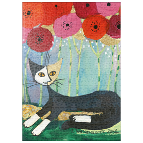 Darstellung des Puzzle Motivs My Poppies - Rosina Wachtmeister - Puzzleteile: 500
