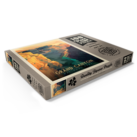 Darstellung des Puzzle Motivs Grand Canyon National Park: Deep Shadows, Vintage Poster - Puzzleteile: 100
