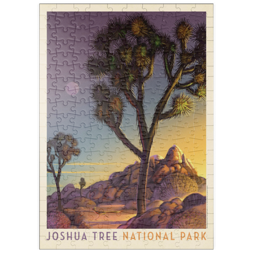 puzzleplate Joshua Tree National Park: Into The Evening, Vintage Poster 200 Puzzle