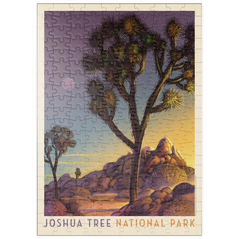 puzzleplate Joshua Tree National Park: Into The Evening, Vintage Poster 200 Puzzle