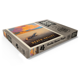 Darstellung des Puzzle Motivs Death Valley National Park: Chuckwalla Lizard, Vintage Poster - Puzzleteile: 100