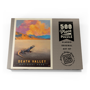 Death Valley National Park: Chuckwalla Lizard, Vintage Poster 500 Puzzle Schachtel Ansicht3