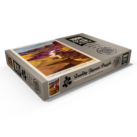 Alternative Darstellung des Puzzle-Motivs Canyonlands National Park: River View, Vintage Poster – Puzzleteile: 1000
