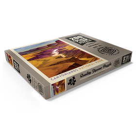 Alternative Darstellung des Puzzle-Motivs Canyonlands National Park: River View, Vintage Poster – Puzzleteile: 200