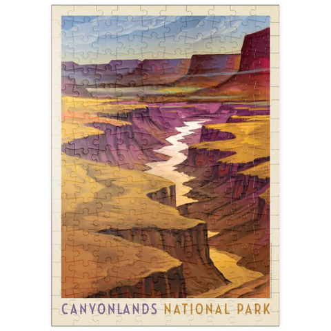 puzzleplate Canyonlands National Park: River View, Vintage Poster 200 Puzzle